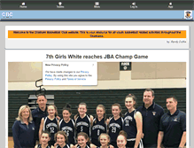 Tablet Screenshot of chathambasketballclub.org